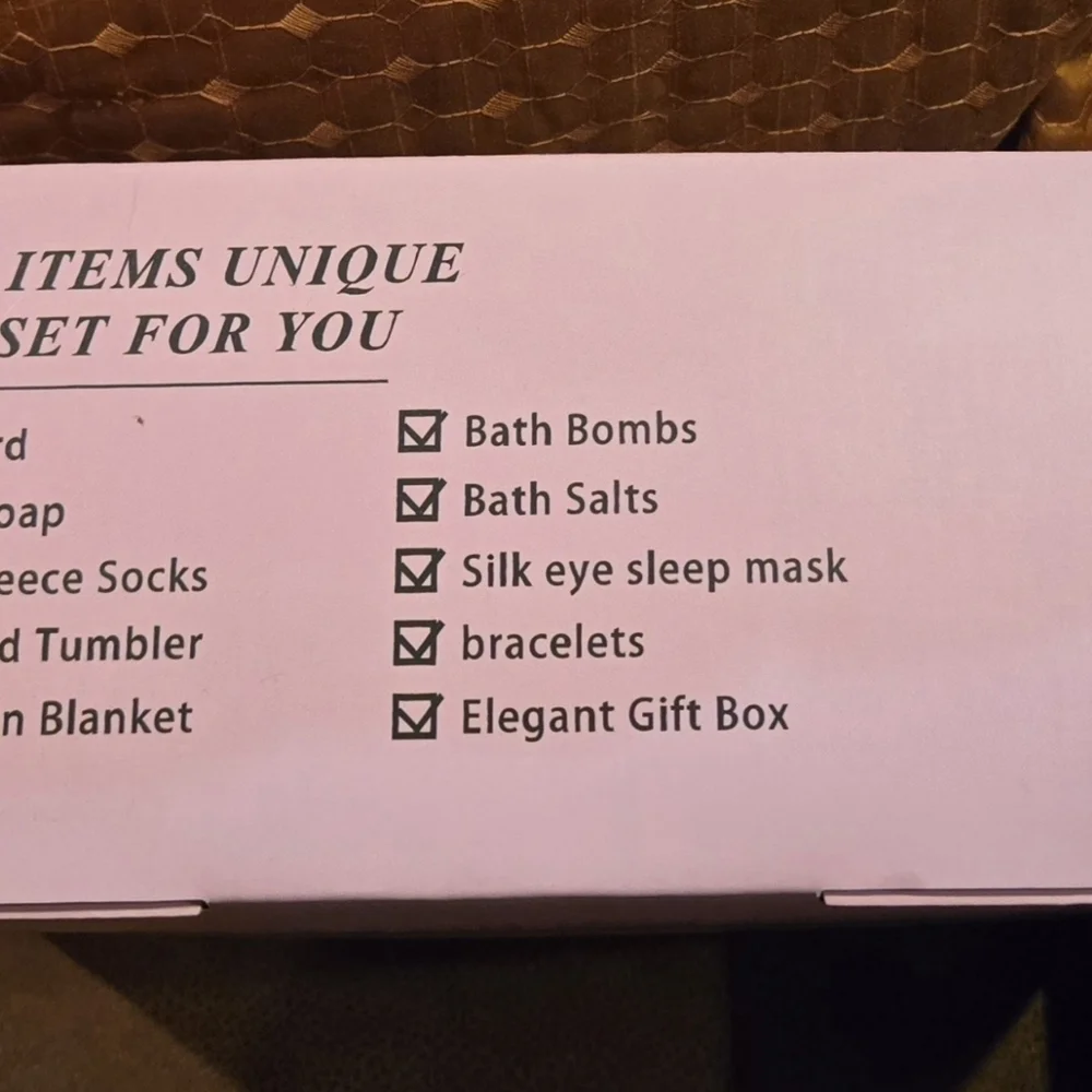 10-pc Luxury Bath/Spa Relaxation ROSE scented Soothing Gift Set- Self Care Pkg